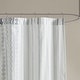 preview thumbnail 14 of 20, INK+IVY Imani Cotton Printed Shower Curtain with Chenille