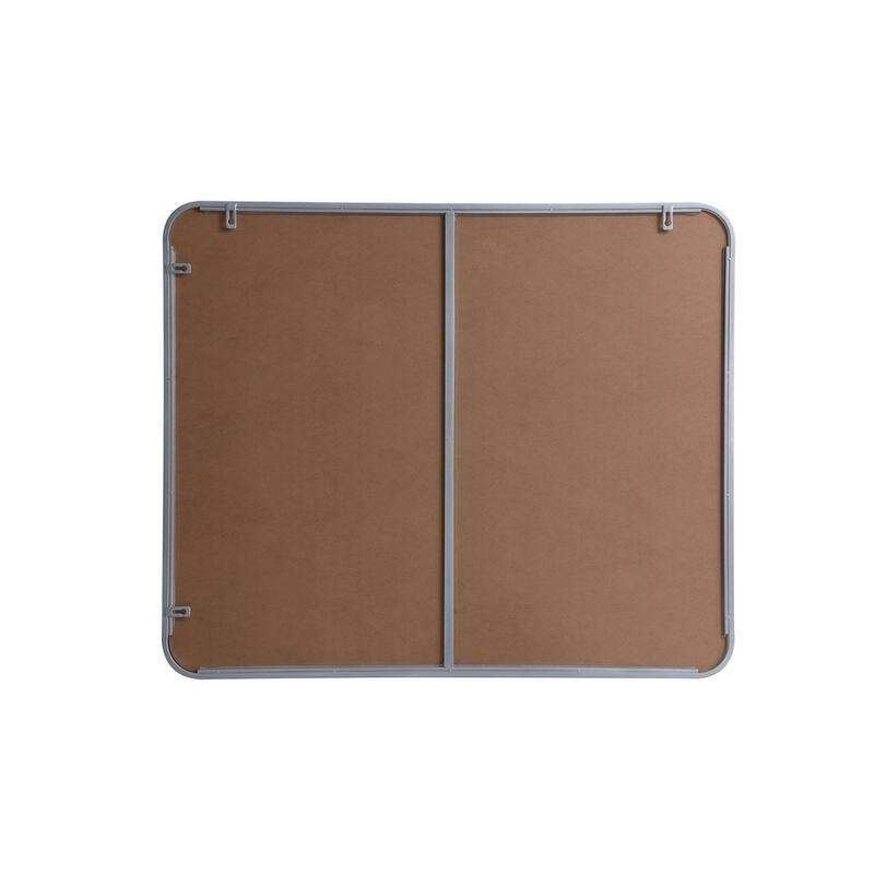 Ezra Soft Corner Metal Rectangular Mirror