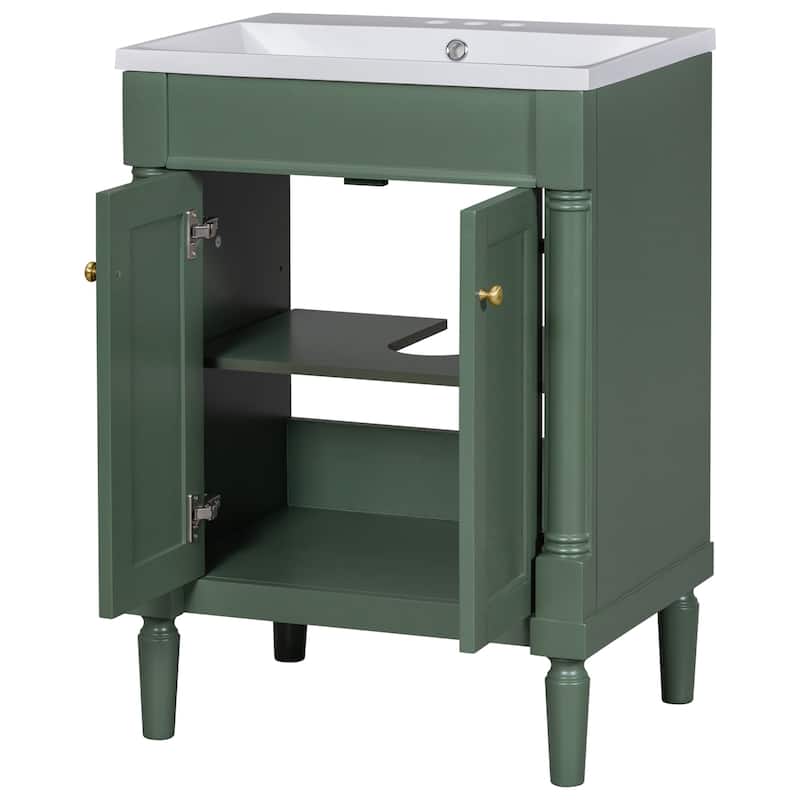 24"Bathroom Vanity with Top Sink