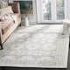 SAFAVIEH Handmade Bella Yosun Modern Floral Wool Rug - 4' x 6' - Grey/Ivory
