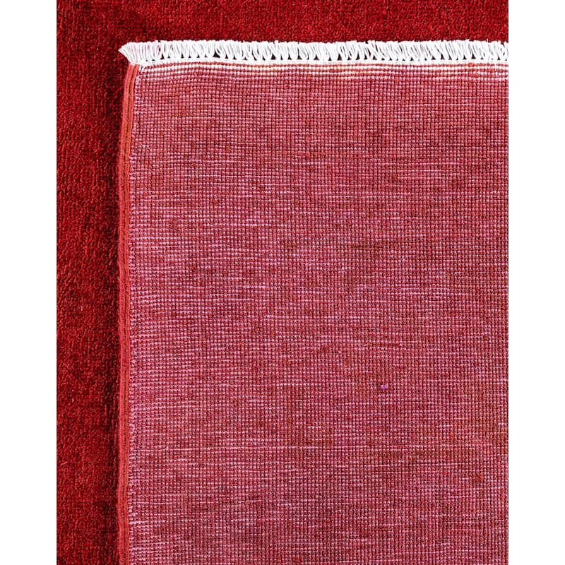 Vibrance, One-of-a-Kind Handmade Area Rug - Red, 9' 4" x 12' 5" - 9' 4" x 12' 5"