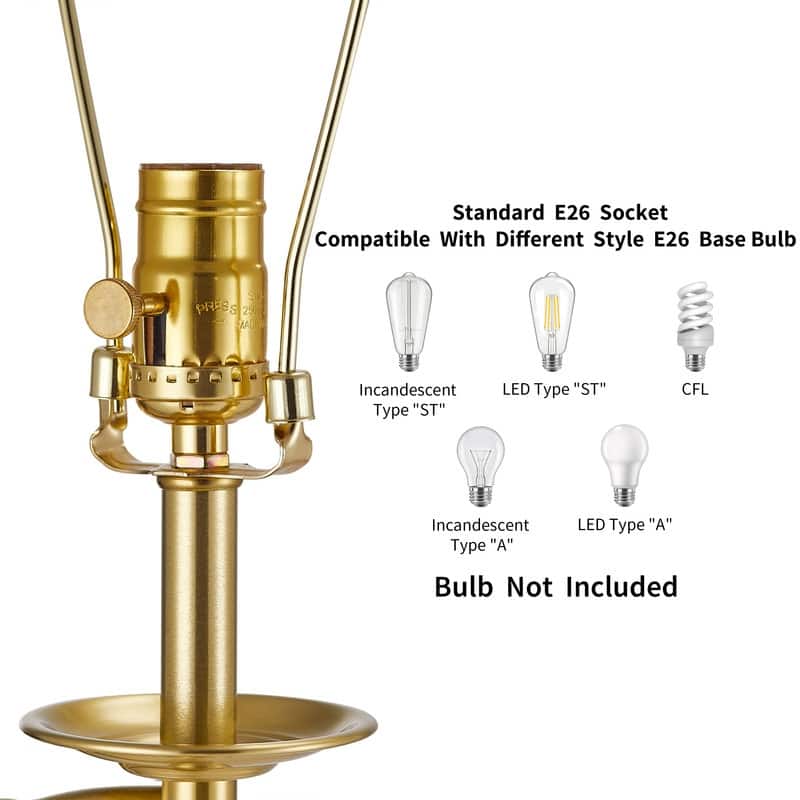 KAWOTI 64.5" Adjustable Height Swing Arm Floor Lamp with Shade