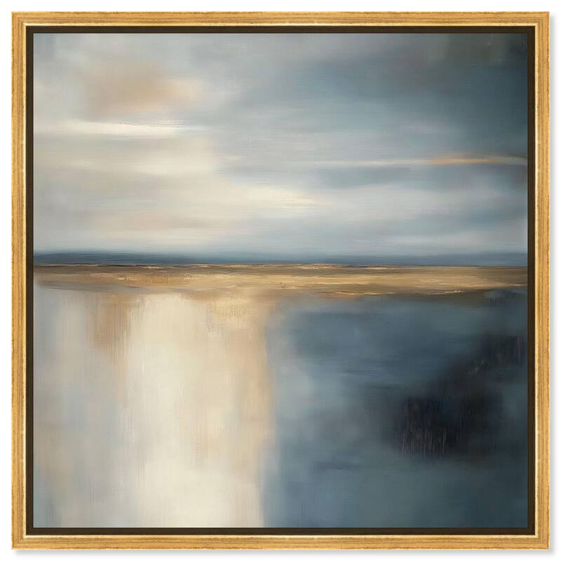 Coastal Dreams Canvas by Art Remedy - Gold - 12" x 12"