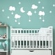 preview thumbnail 1 of 5, Walplus White Sky Clouds Baby Sleep Children Wall Stickers Nursery Decor