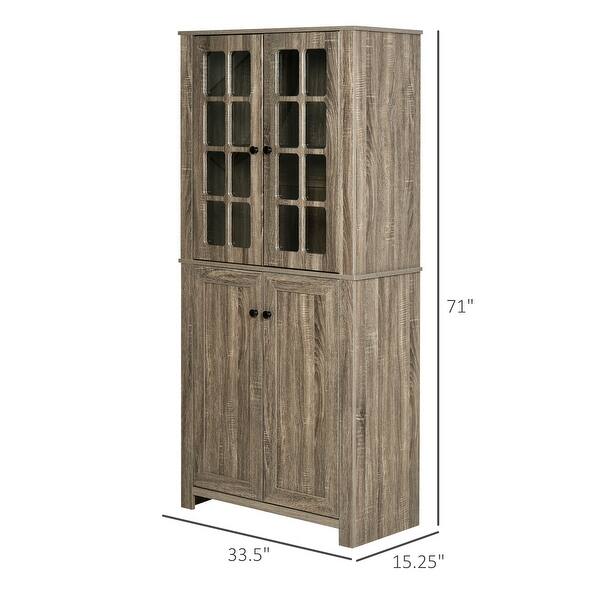 homcom 71 wood kitchen pantry storage cabinet homcom contemporary kitchen pantry freestanding storage homcom 71 wood kitchen pantry storage cabinet homcom contemporary kitchen pantry freestanding storage
