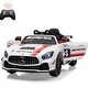 preview thumbnail 8 of 19, Licensed Benz AMG 12V Kids Ride on Car with Remote Control White