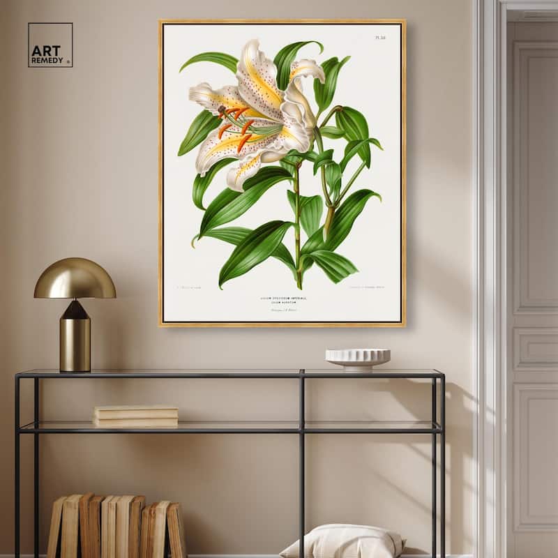 Lilium Speciosum Imperiale Canvas by Art Remedy