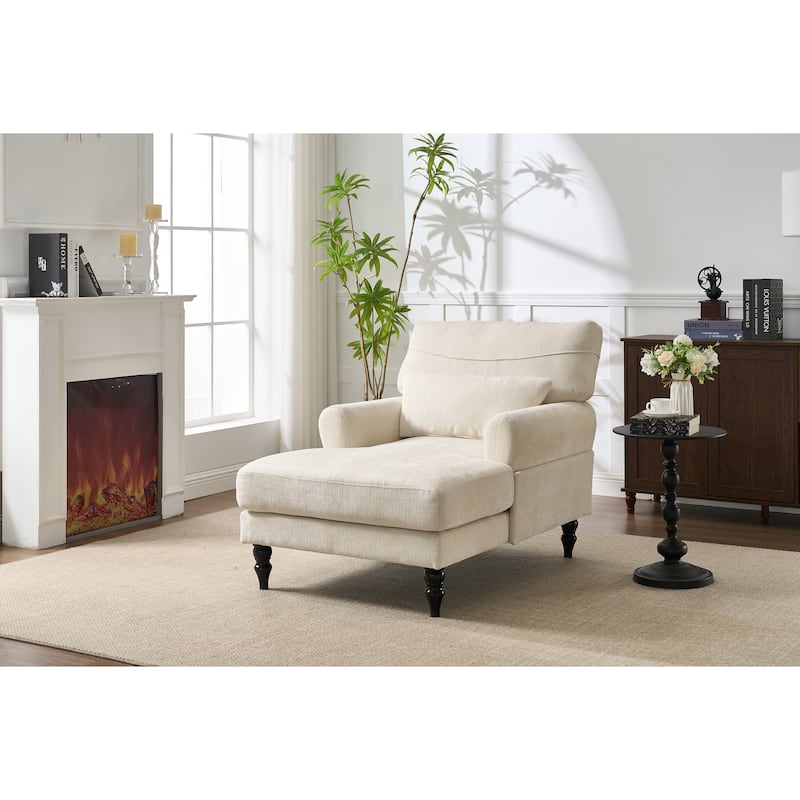 Modern Chaise Lounge , Upholstered Indoor Leisure Sofa Recliner, Chair Sleeper for Bedroom, Living Room, Study Room, Office