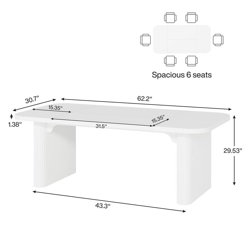 Wood Dining Table, Modern Kitchen Table, Dining Room Accent Table