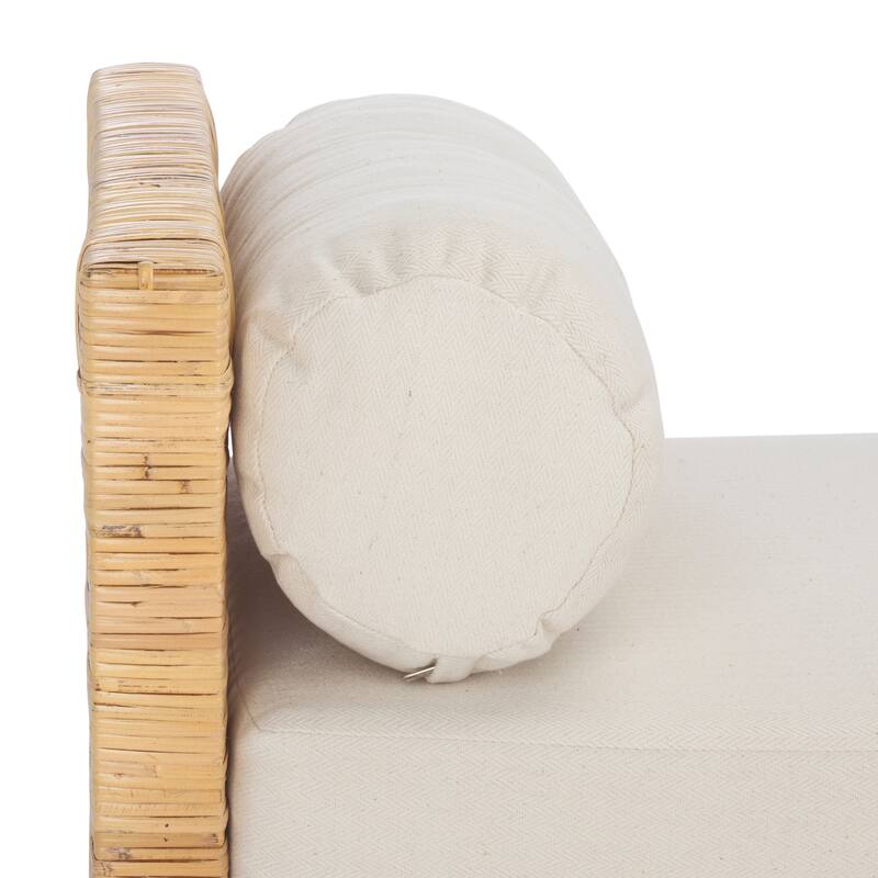 SAFAVIEH Couture Chrysene Teakwood Bench - 60"W x 21"D x 24"H