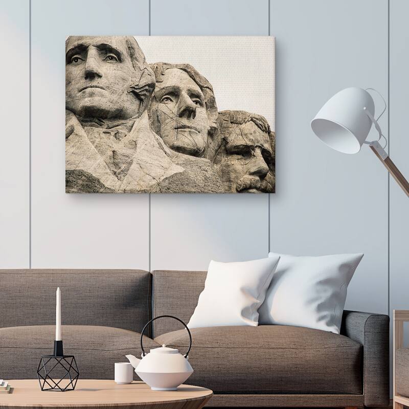 Rushmore by John Bakator Canvas Art Print