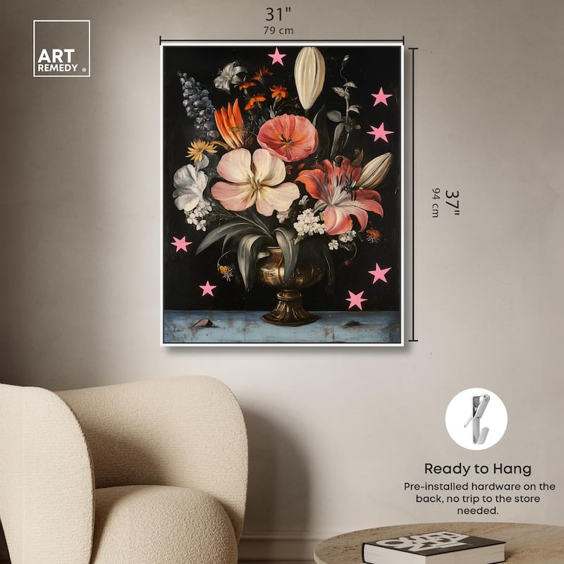 TANY's Floral Universe I Canvas by Art Remedy