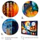 Designart 'Colorful Chicago Downtown' Cityscapes Canvas Wall Art - Bed ...