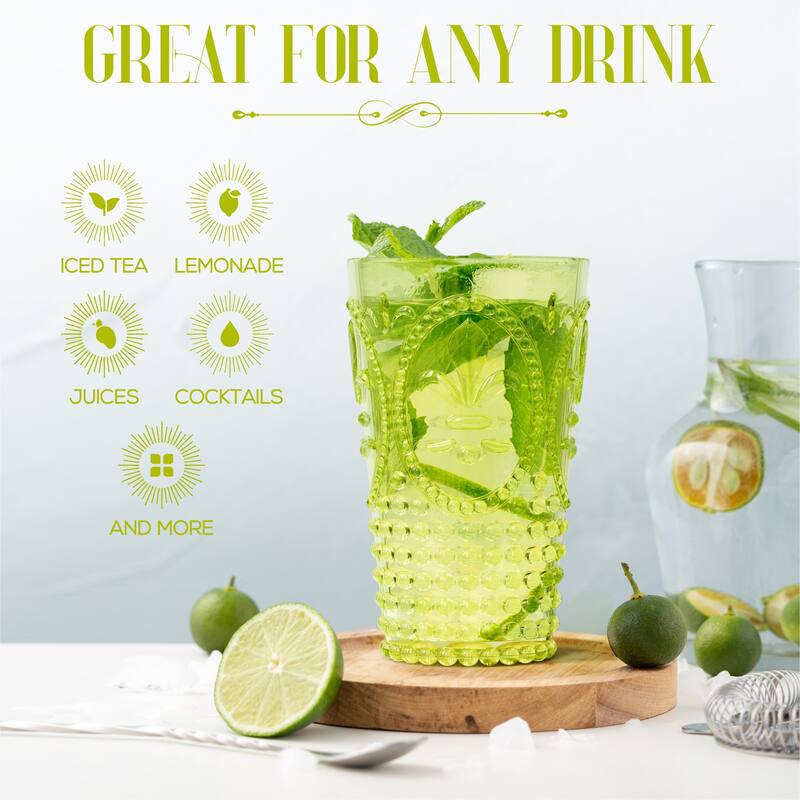 Elle Decor Set of 4 Acrylic Water Tumblers