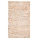preview thumbnail 8 of 32, SAFAVIEH Handmade Aspen Shag Ashton Solid Wool Rug 3' x 5' - White/Beige - Rectangle