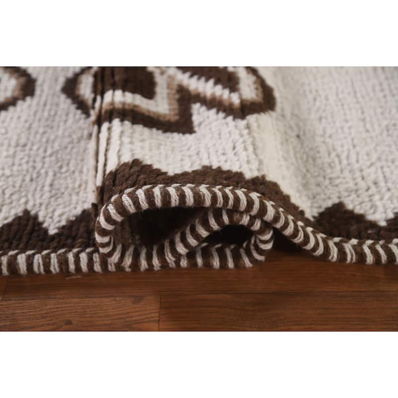 Beige / Ivory Anatolian Turkish Runner Rug Handmade Wool Carpet - 3'3"x 10'10"
