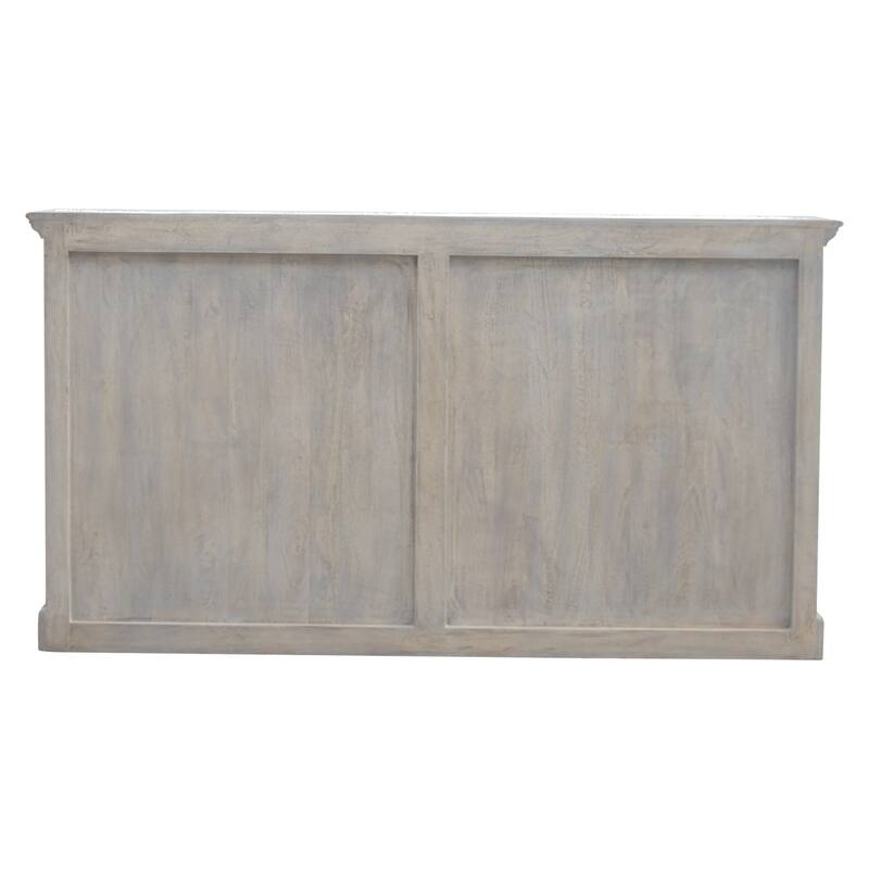 Artisan Furniture Solid Wood Stone Acid Wash Glazed Sideboard