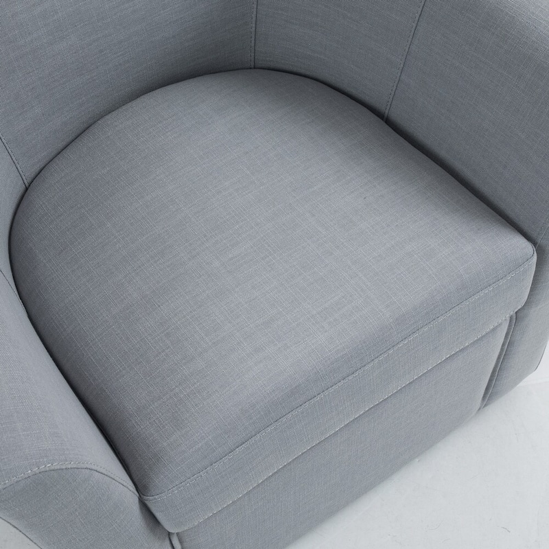 Anna 30"W Swivel Barrel Accent Chair Set of 2