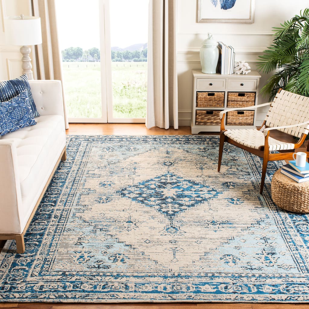 SAFAVIEH Classic Vintage Boho Oswalda Oriental Cotton Rug