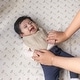 preview thumbnail 7 of 12, Crane Baby Organic 3-pc. Bunny Bib Set