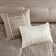 preview thumbnail 9 of 11, Madison Park Channing Taupe 7-piece Comforter Set