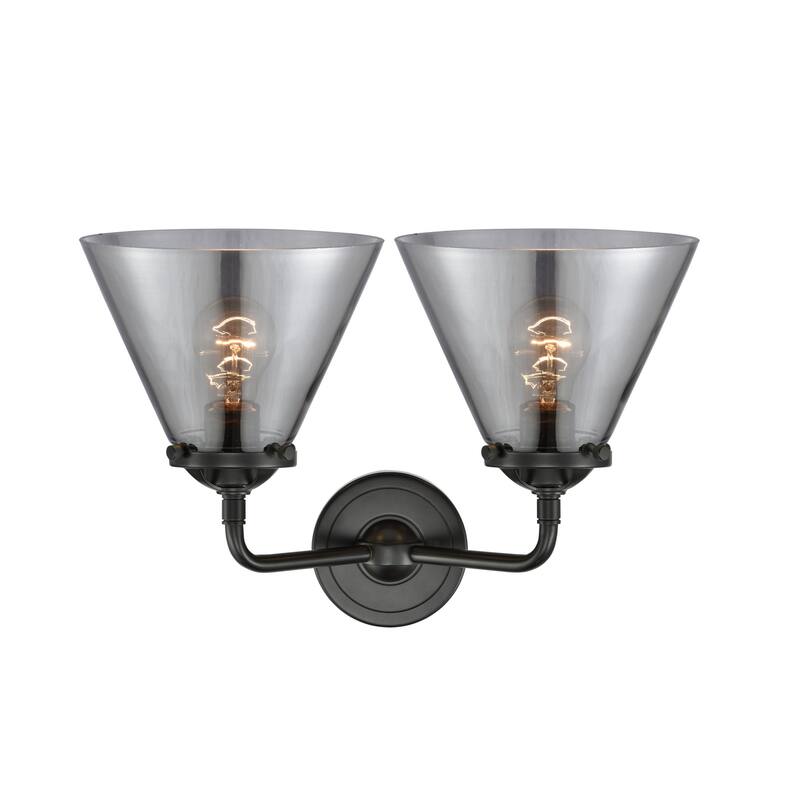 Innovations Lighting Large Cone 2 Light 16" Wide Bathroom Vanity Light