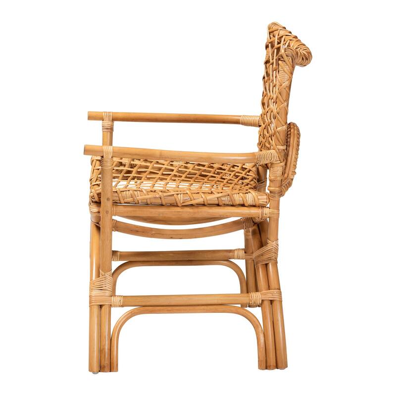 Mamba Bohemian Natural Rattan Arm Chair