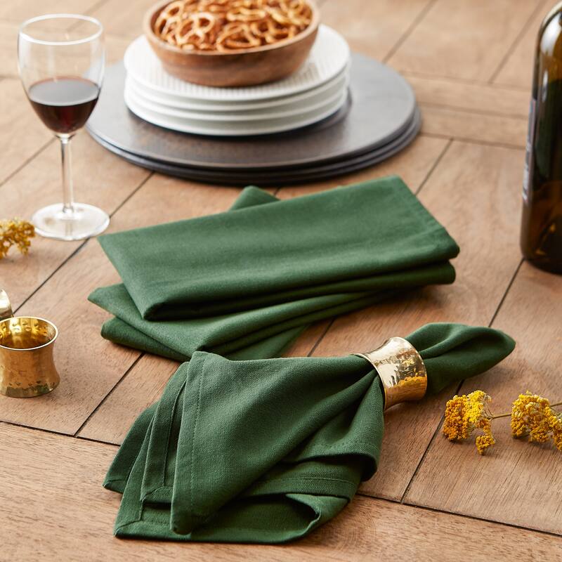 DII Solid Cotton Napkin Set/6
