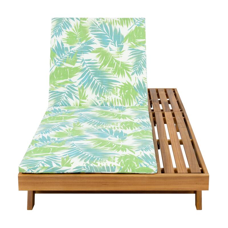 Christopher Knight Home- Michael Acacia Outdoor Adjustable Chaise Lounge Set of 4