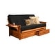 preview thumbnail 52 of 68, Copper Grove Dixie Oak Full-size 2-drawer Futon Set with Mattress