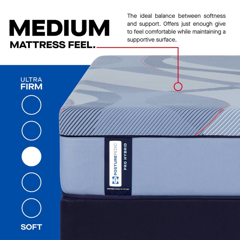 Sealy Posturepedic® Pro Haverford 13" Medium Tight Top Hybrid Mattress