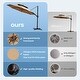 preview thumbnail 44 of 46, Crestlive Products Luxury 11.5 Ft Patio Cantilever Umbrella with Round Double Top