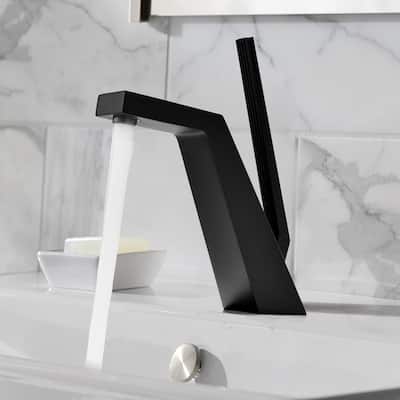 8" H Solid Brass Creative Single-Handle Bathroom Faucet