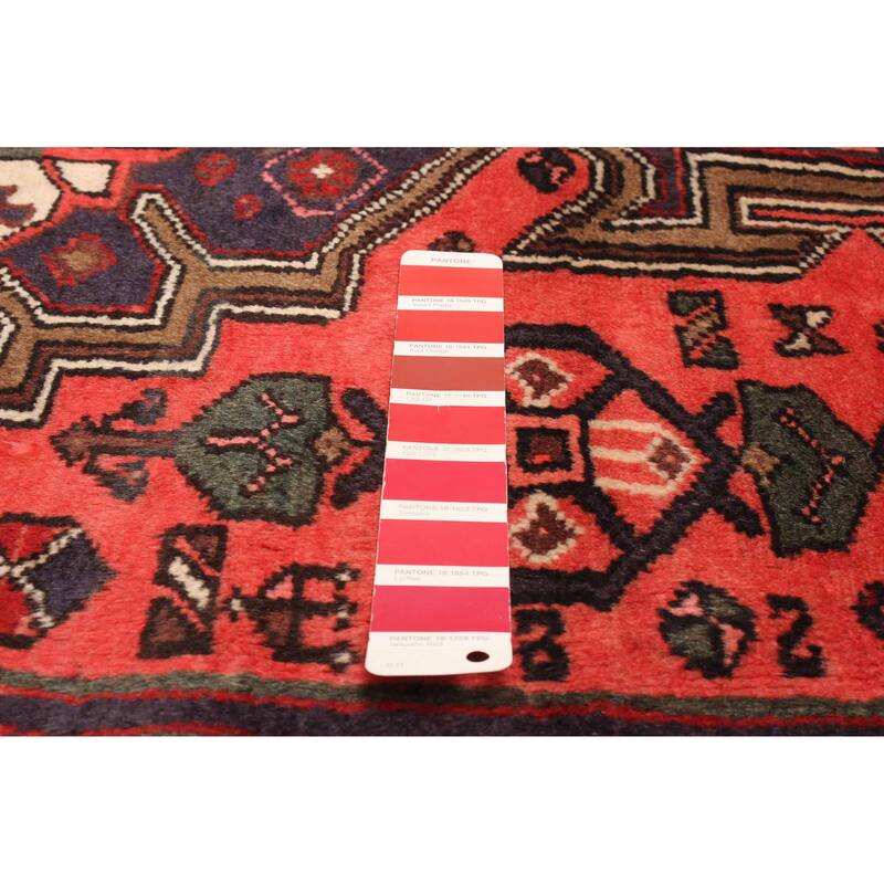ECARPETGALLERY Hand-knotted Andelz Red Wool Rug - 4'1 x 6'7