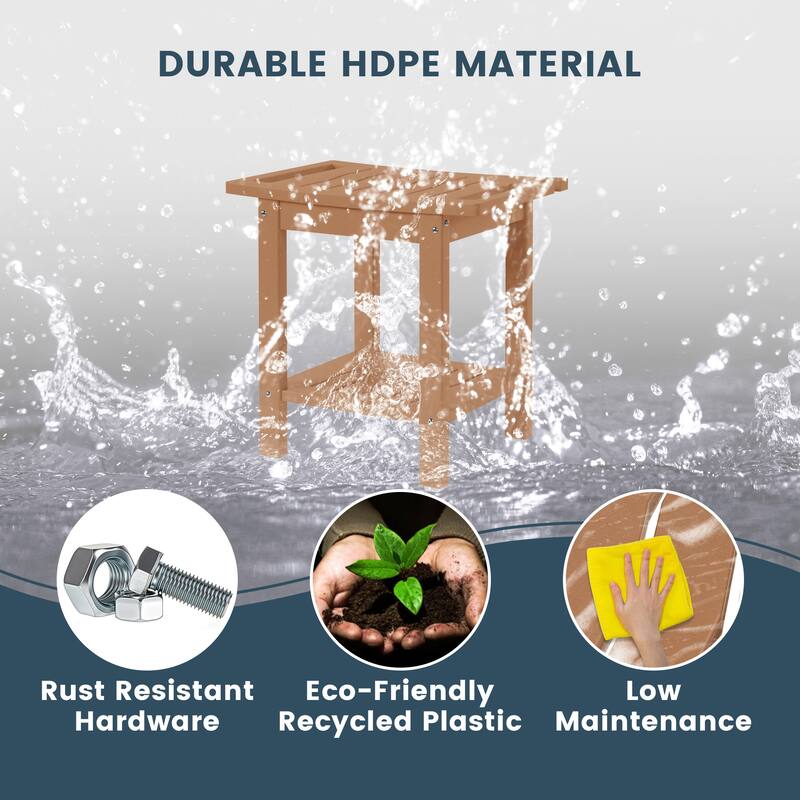 Anapolis Poly Shower Bench