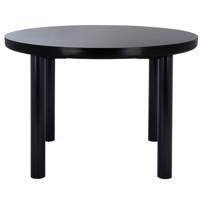 SAFAVIEH Home Detroitee Round Dining Table - 45"W x 45"D x 30"H - Black