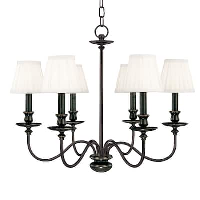 Hudson Valley Lighting Menlo Park 6 Light 25" Wide Chandelier