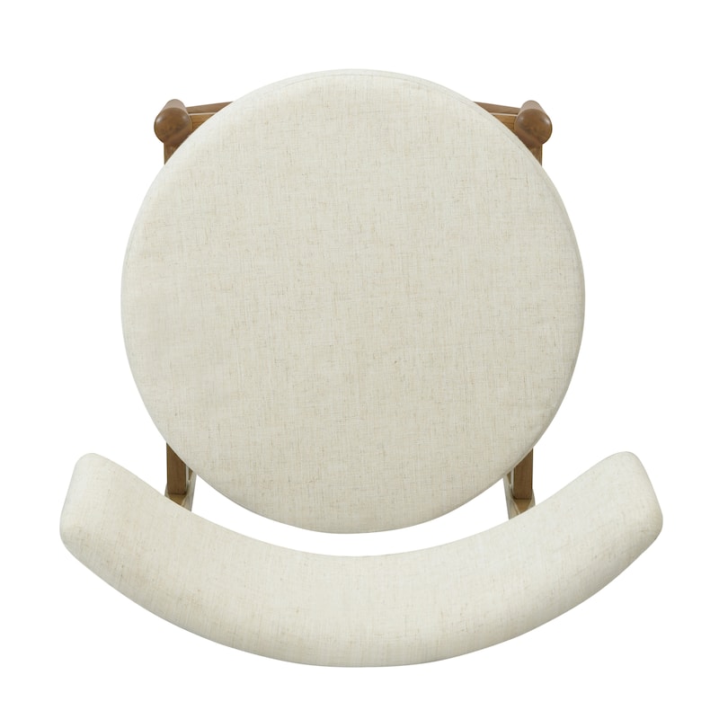 Nook Upholstered Rubber Wood Counter stools (Set of 2) by Christopher Knight Home