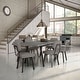 preview thumbnail 5 of 12, Amisco Kane Extendable Dining Table with Distressed Wood Top