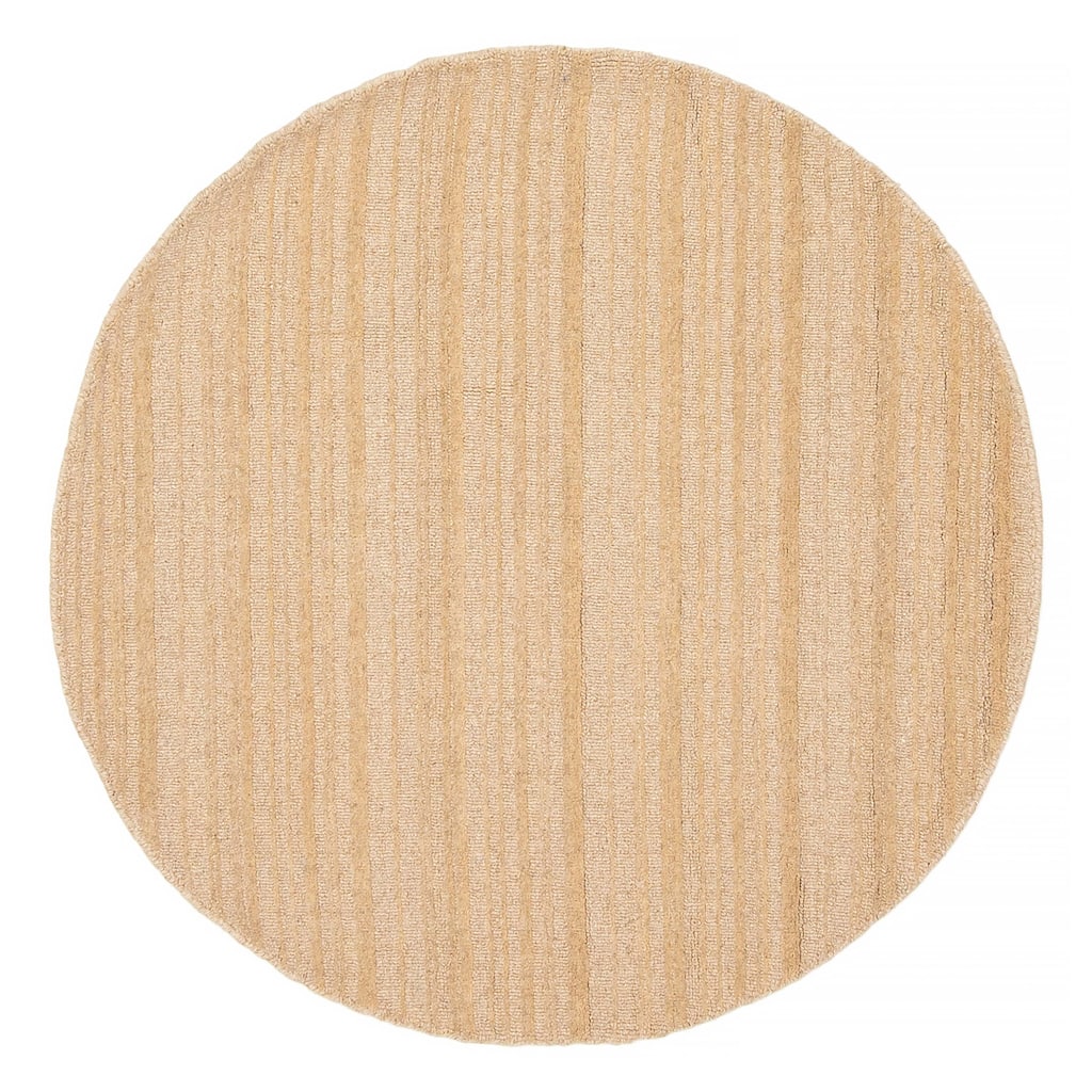 Kashkuli Gabbeh Tan Rug 4'0" x 4'0" - 4'0 x 4'0