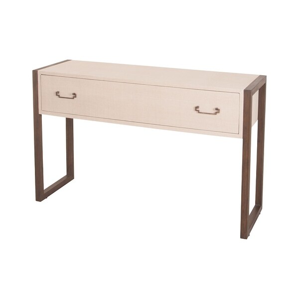 GuildMaster 7116543 48" Wide Mahogany Console Table - Classic Heritage Gray Stain