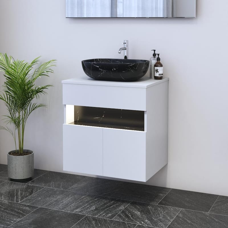 Laguna 2D 60 Floating Bathroom Vanity (24" Width)
