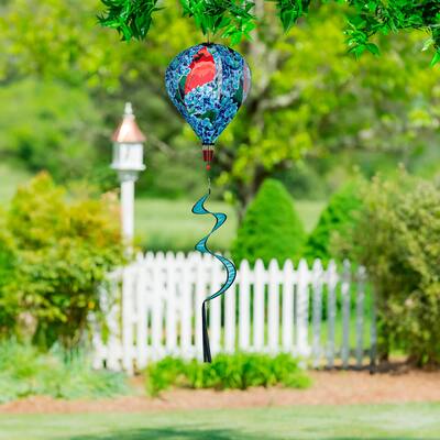 55" Hydrangea Cardinal Balloon Spinner