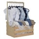 preview thumbnail 1 of 3, 38 Piece Boy Clothing Baby Shower Wardrobe Gift Crate