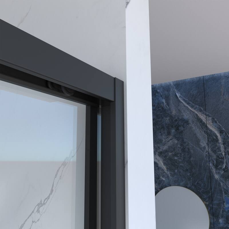 Aluminum Frame Double Sliding Shower Door