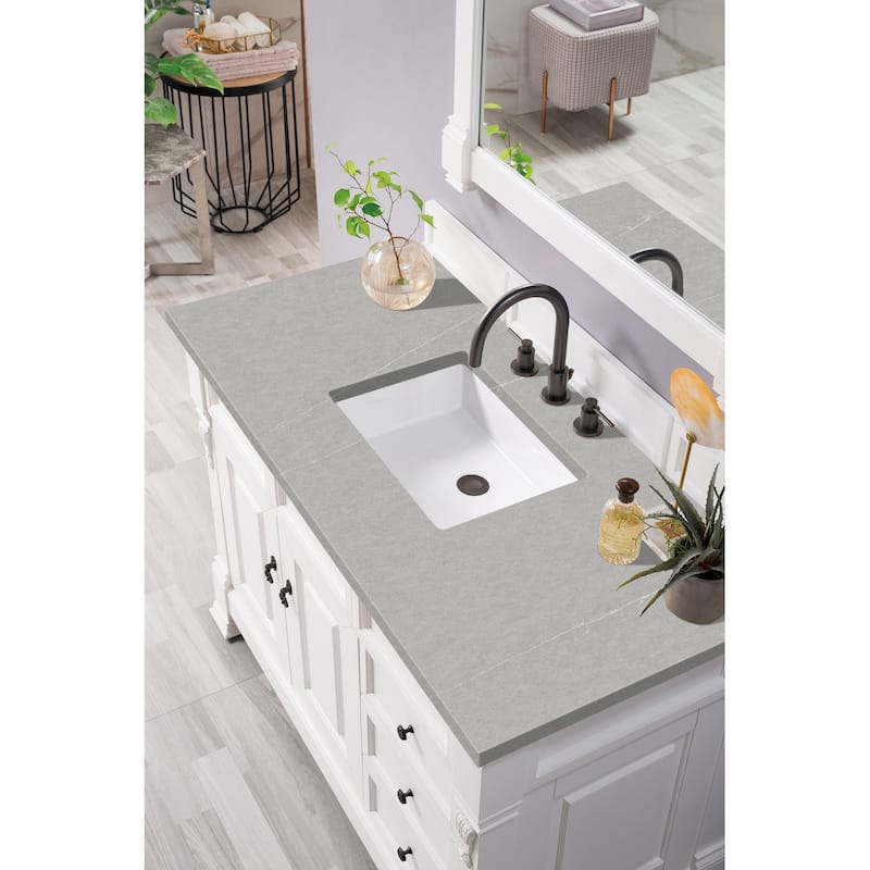 James Martin Vanities Brookfield 48" Single Vanity, Bright White