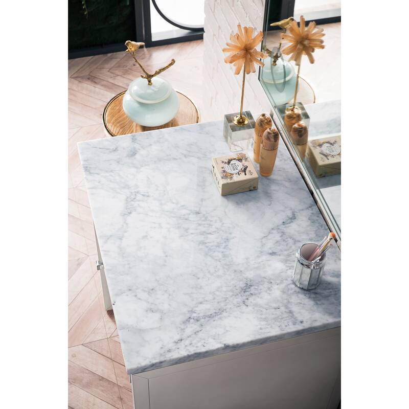 James Martin Vanities Athens 30" Countertop Unit (Makeup Counter), Glossy White