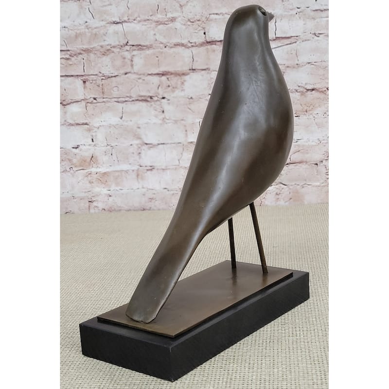 Signed Original Williams Modern Abstract Mid Century Bird Bronze Sculpture