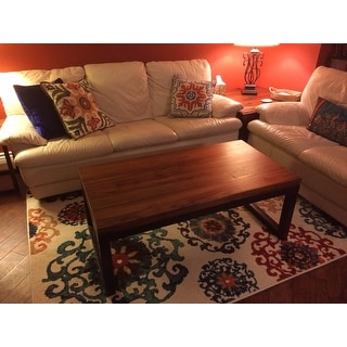 reclaimed wood and metal long coffee table - free shipping today reclaimed wood and metal long coffee table - free shipping today