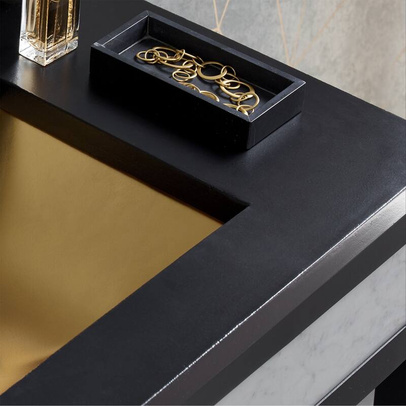 NativeStone Concrete Vanity Top - Rectangle Sink Cutout with 8" Widespread Faucet Holes (Top Only)